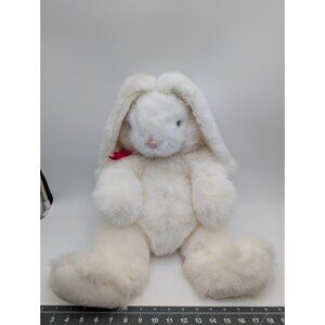 Mervyns Floppy Friends White Rabbit Plush Bunny 24 Inch Stuffed Animal Toy